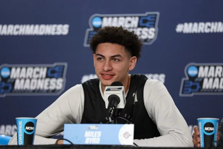 San Diego State/Charlotte Hornets draft prospect Miles Byrd