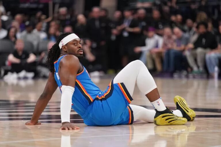 Lu Dort has struggled to shoot in the playoffs.