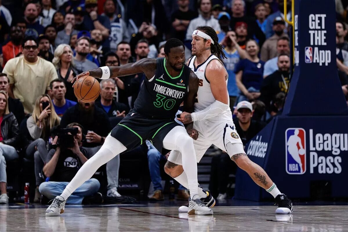 The Timberwolves have advanced to the conference finals.