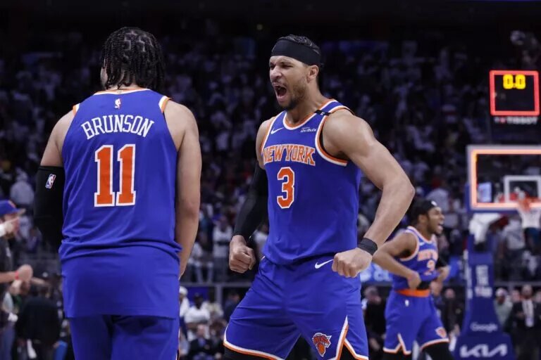 The Knicks are set to play the Celtics in the second round.