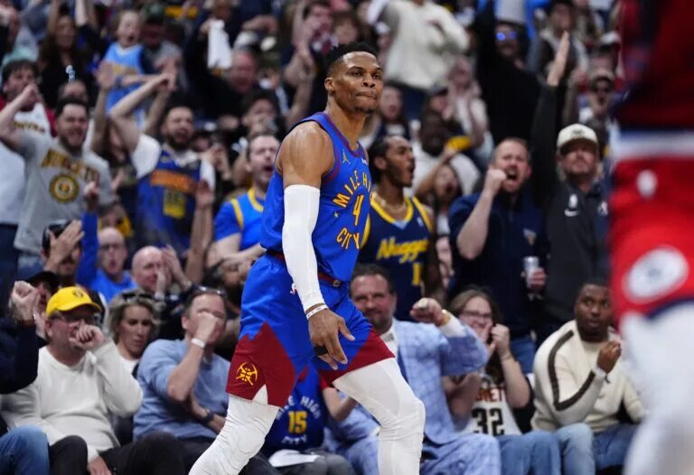 Denver Nuggets guard Russell Westbrook