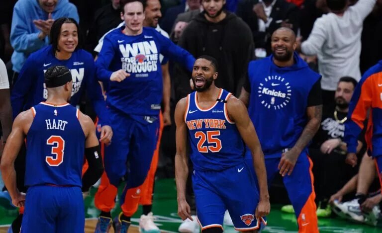 The Knicks upset the Celtics in Game 1.