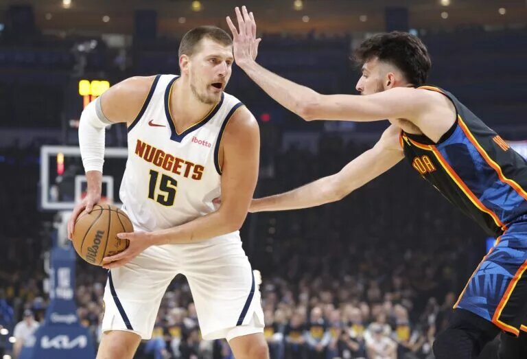 The Thunder lost Game 1 to the Nuggets.
