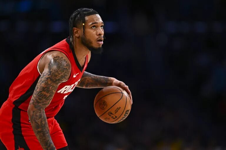 Houston Rockets forward Cam Whitmore (7)