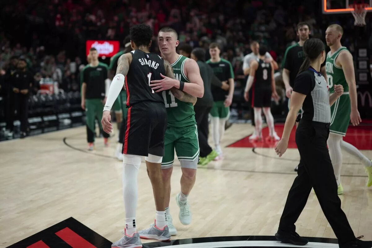Anfernee Simons joins the Celtics in a trade that sends Jrue Holiday to Portland