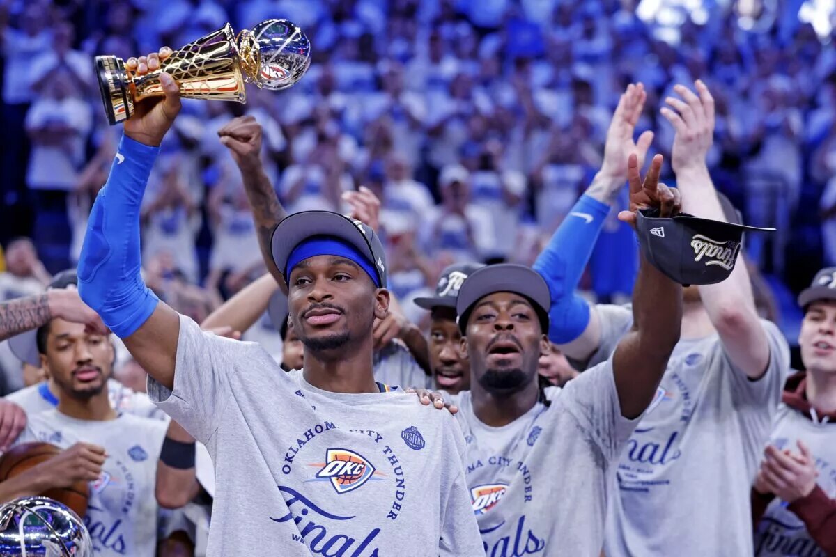 The Thunder will play the Pacers in the NBA Finals.