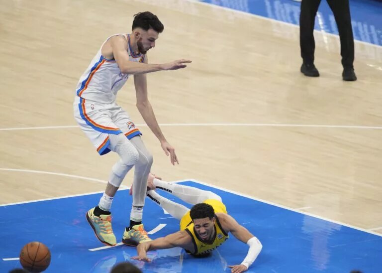 Tyrese Haliburton’s status for game 6 of the NBA finals is uncertain after sustaining a calf injury