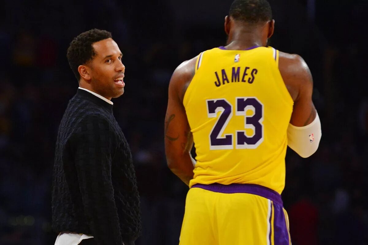 Los Angeles Lakers forward LeBron James and business partner Maverick Carter
