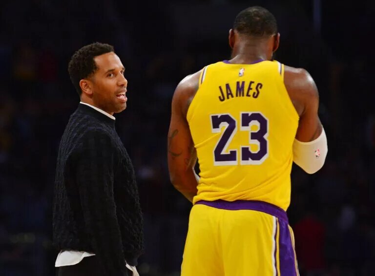 Los Angeles Lakers forward LeBron James and business partner Maverick Carter