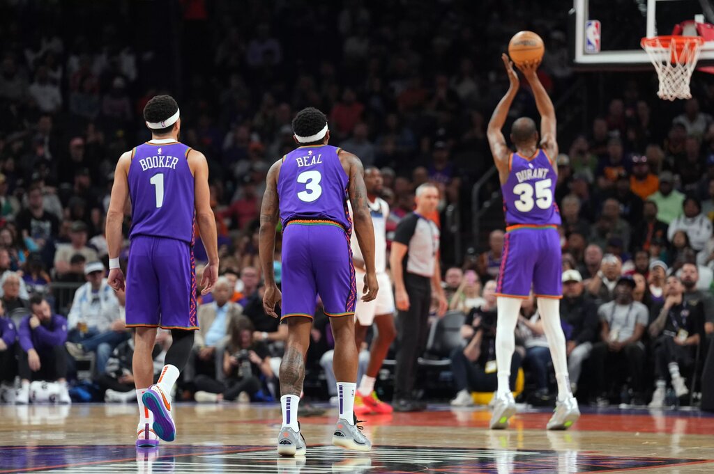 Bradley Beal, Devin Booker and Kevin Durant never worked out like the suns hoped so a buyout became increasingly likely this summer until it eventually happened 