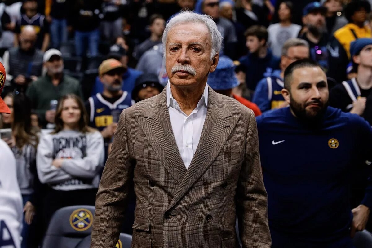 Mar 14, 2025; Denver, Colorado, USA; Denver Nuggets owner Stan Kroenke before the game against the Los Angeles Lakers at Ball Arena. Mandatory Credit: Isaiah J. Downing-Imagn Images