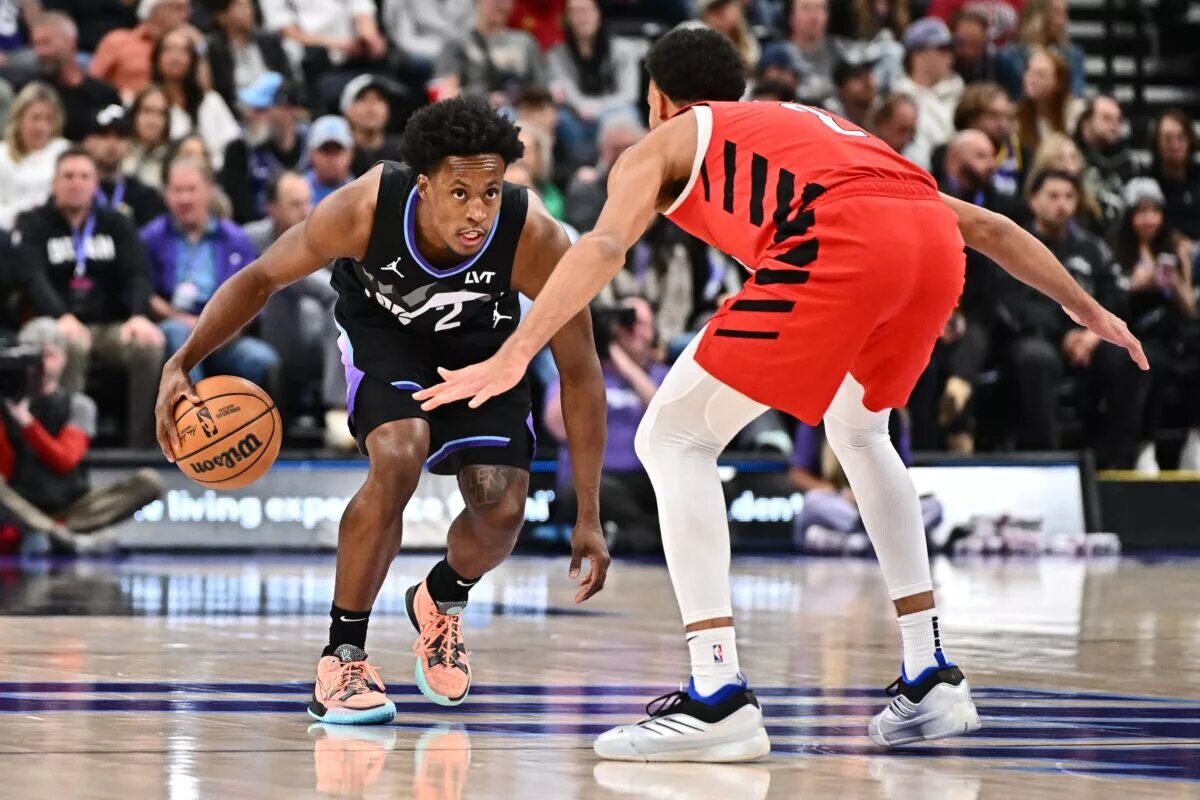 Charlotte Hornets guard Collin Sexton before trade to Utah Jazz