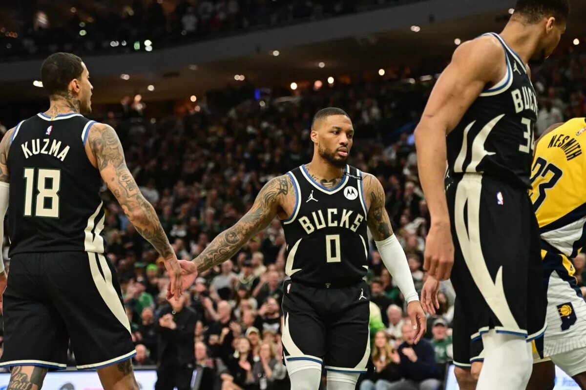 Milwaukee Bucks guard Damian Lillard