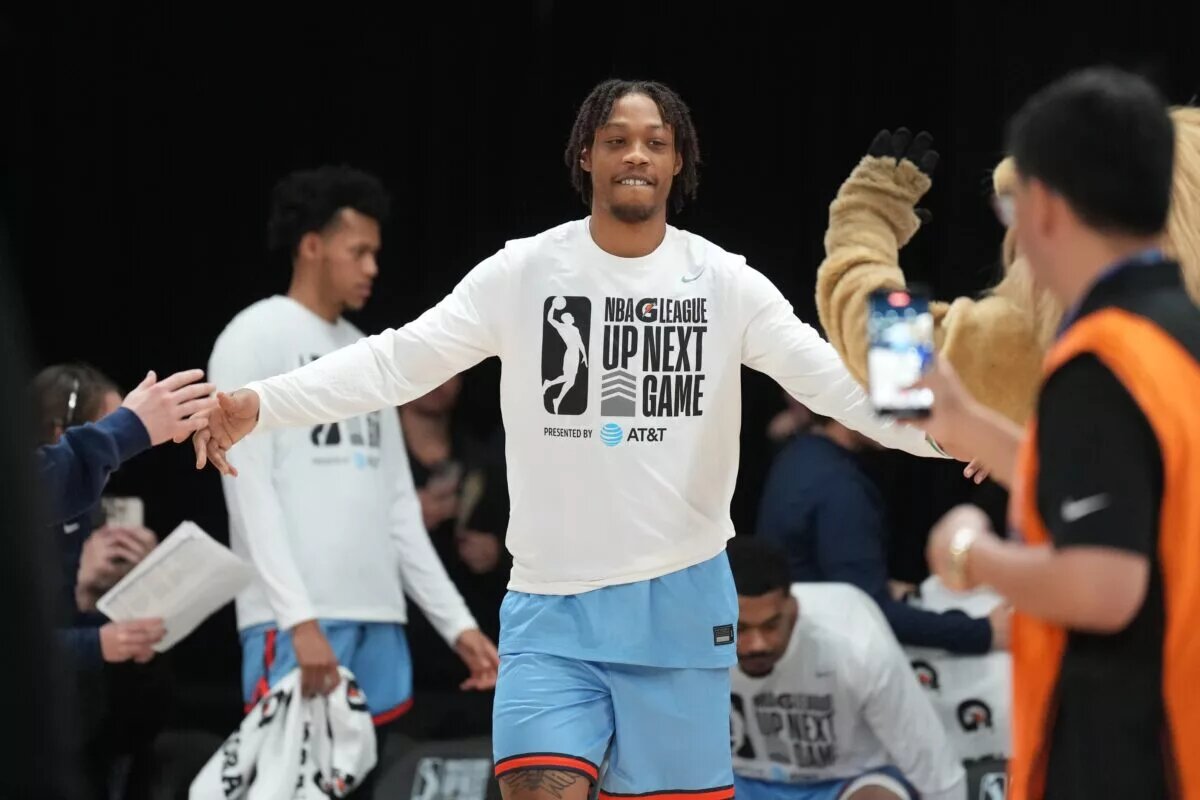 Washington Wizards guard Alondes Williams at G League Up Next Game