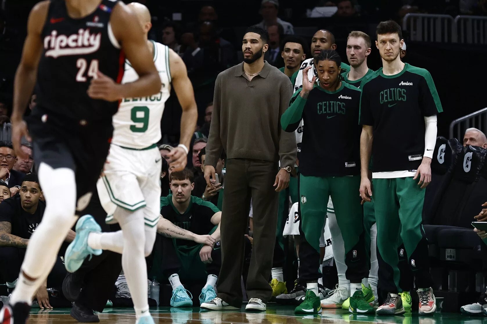 The Celtics starting five has changed dramatically after trading away Niang and adding Boucher