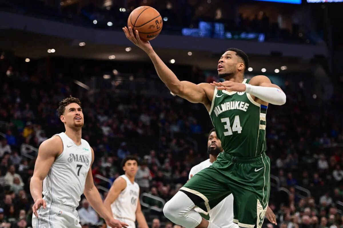 Milwaukee Bucks forward Giannis Antetokounmpo