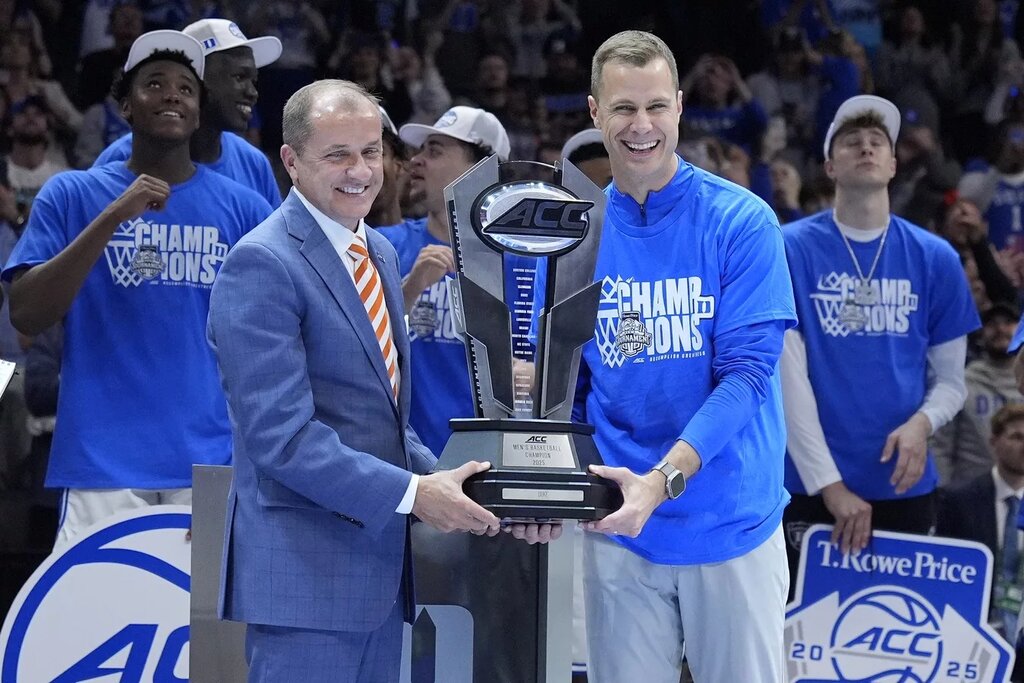 Jon Scheyer and Duke are favorites for the ACC crown