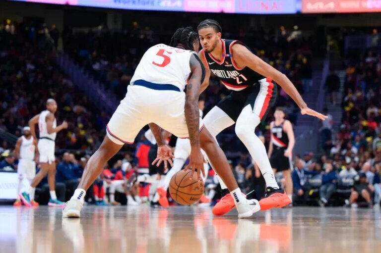 Minnesota Timberwolves guard Bones Hyland as member of Los Angeles Clippers