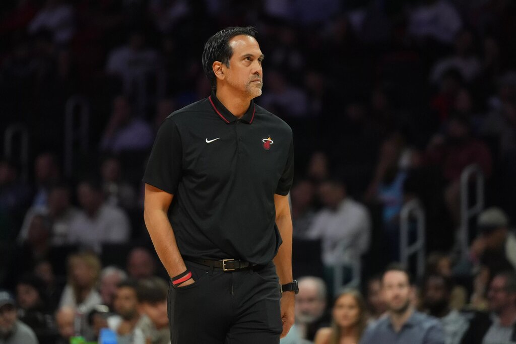 Miami Heat head coach Erik Spoelstra