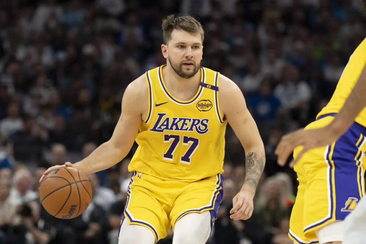 Los Angeles Lakers guard Luka Doncic