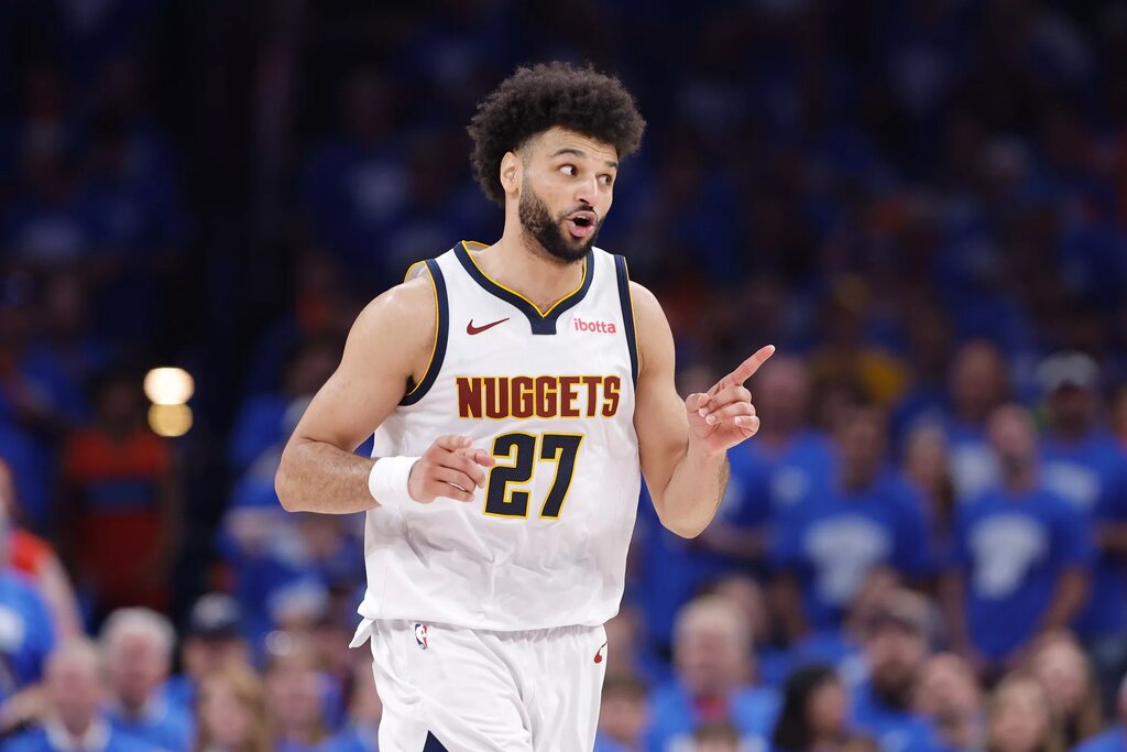 Denver Nuggets guard Jamal Murray 
