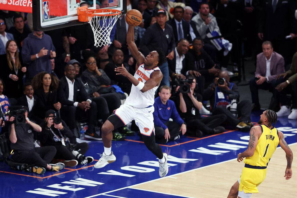 New York Knicks forward OG Anunoby 