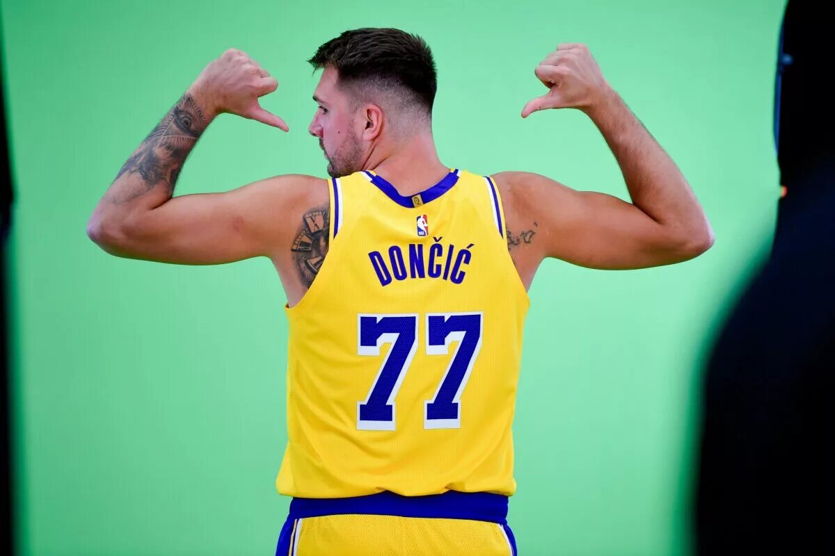Luka Doncic weight is a big topic at Lakers media day