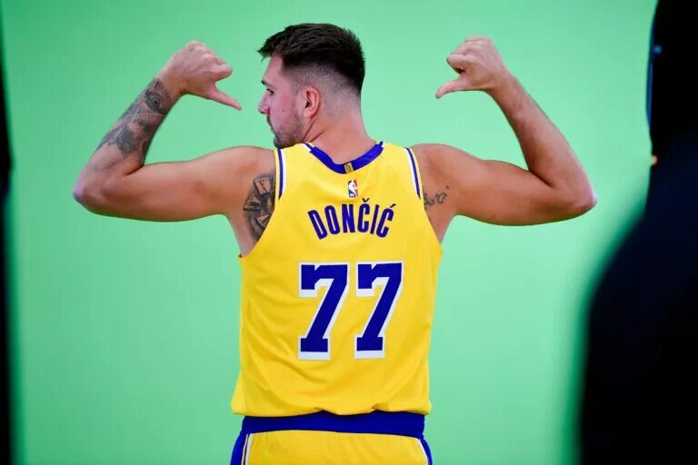 Luka Doncic weight is a big topic at Lakers media day