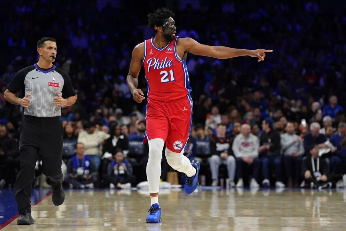 Philadelphia 76ers center Joel Embiid