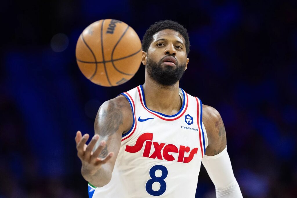 Philadelphia 76ers forward Paul George