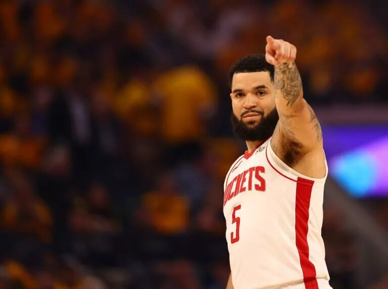 Houston Rockets guard Fred VanVleet