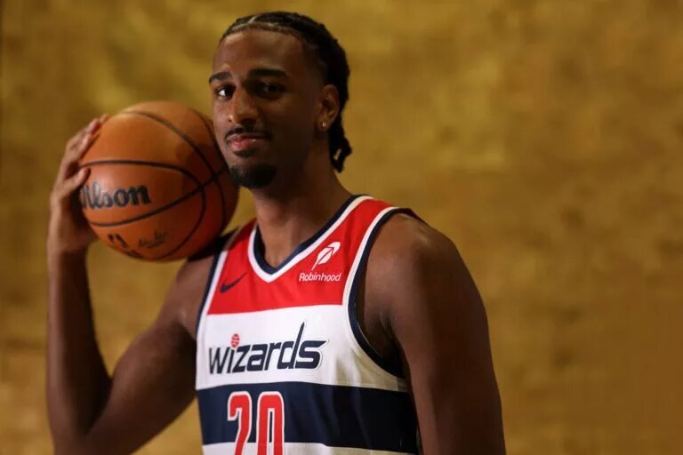 Washington Wizards forward-center Alex Sarr