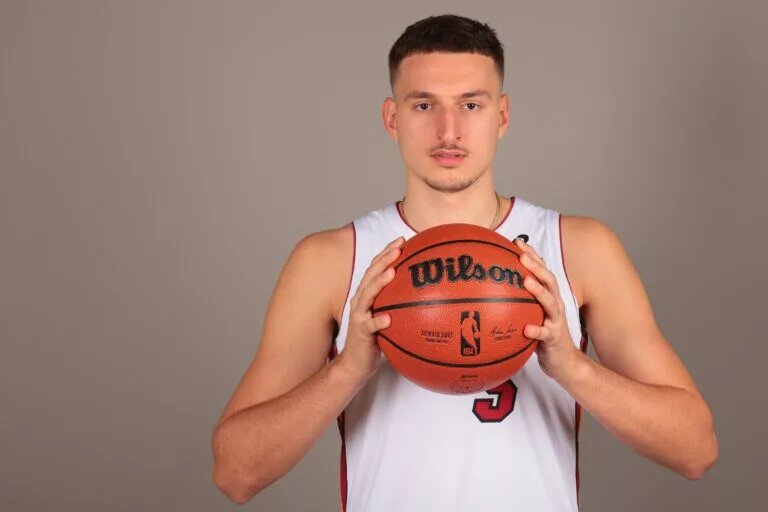 Miami Heat forward Nikola Jovic