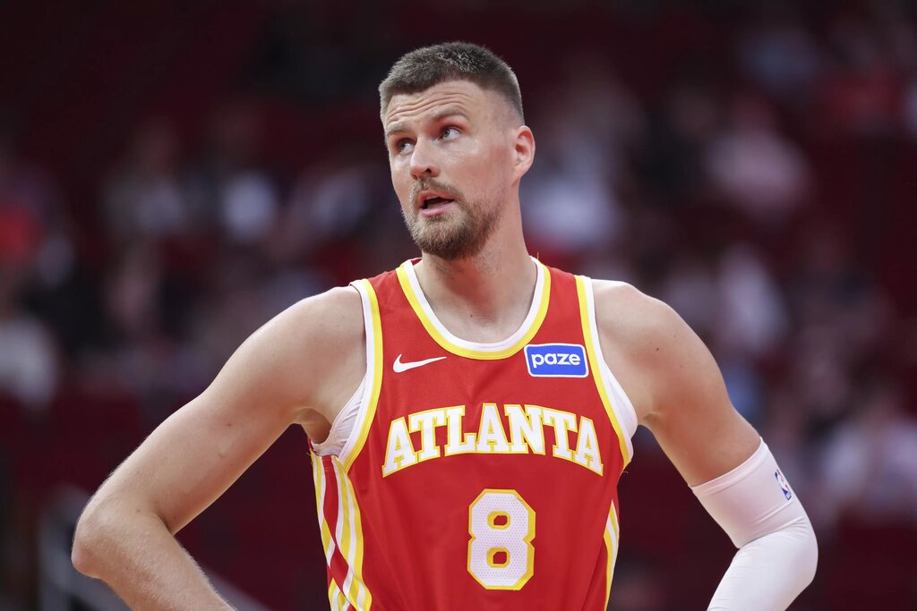 Atlanta Hawks center Kristaps Porzingis