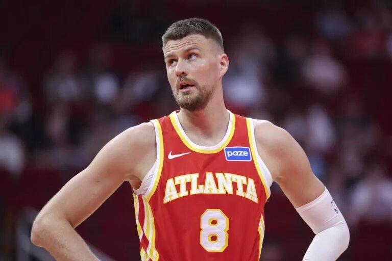 Atlanta Hawks center Kristaps Porzingis