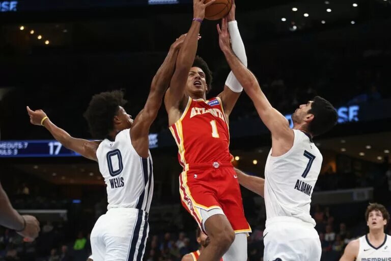 Atlanta Hawks forward Jalen Johnson