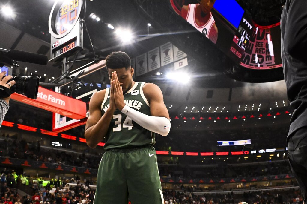 Milwaukee Bucks forward Giannis Antetokounmpo