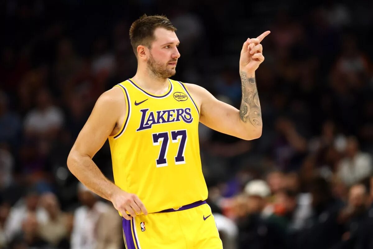 Los Angeles Lakers guard Luka Doncic