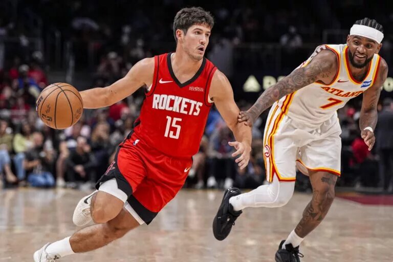Houston Rockets guard Reed Sheppard