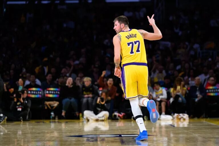 Los Angeles Lakers point guard Luka Doncic
