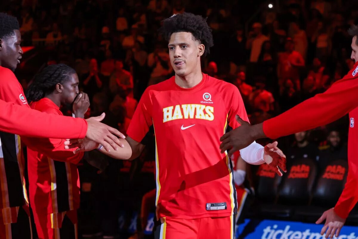Atlanta Hawks forward Jalen Johnson