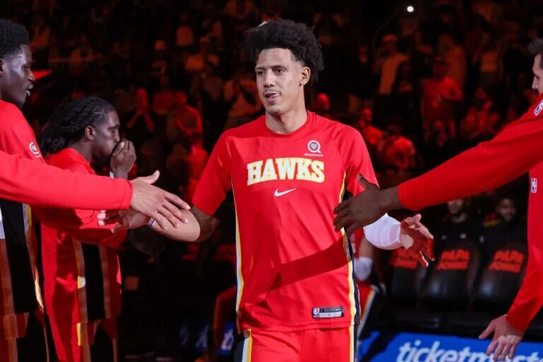 Atlanta Hawks forward Jalen Johnson