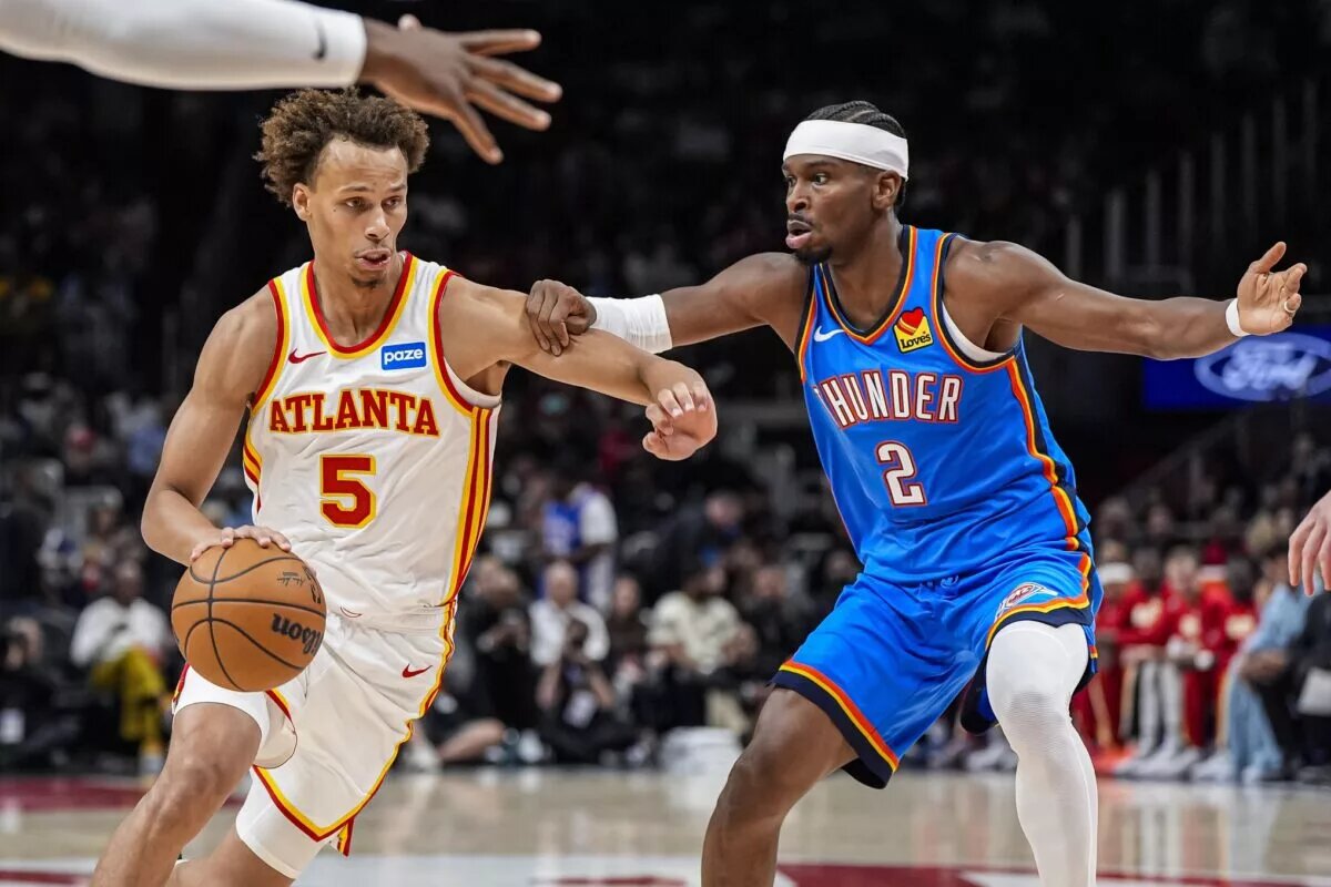 Atlanta Hawks guard Dyson Daniels