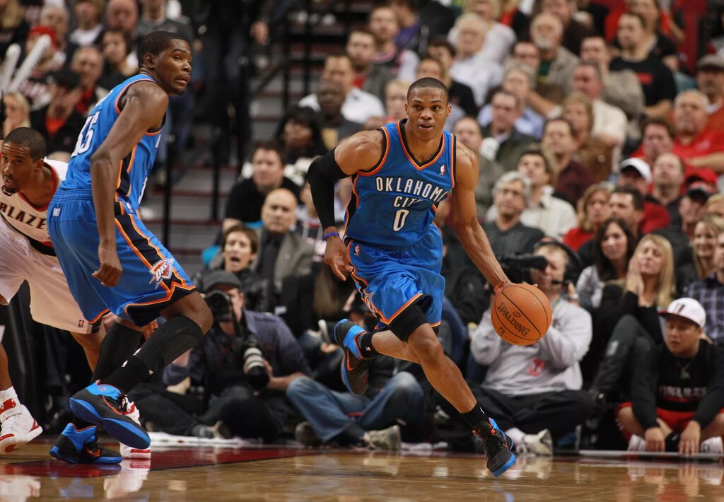 Oklahoma City Thunder point guard Russell Westbrook