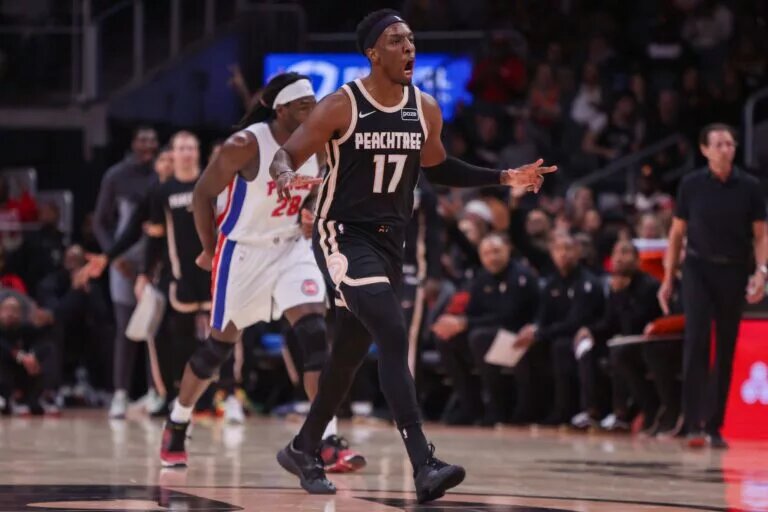 Onyeka Okongwo has had a huge season for the Atlanta Hawks this year.