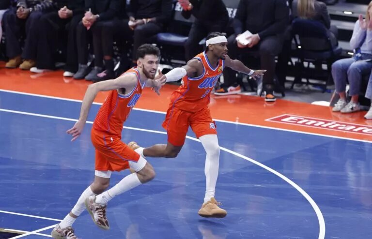 Shai Gilgeous-Alexander and Chet Holmgren leading Thunder to historic season