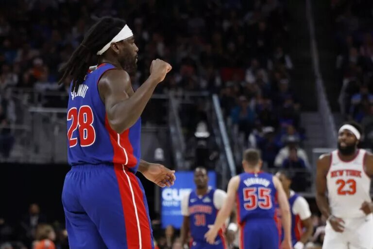 Isaiah Stewart defense was on full display in December, winning the Eastern Conference Defensive Player of the Month