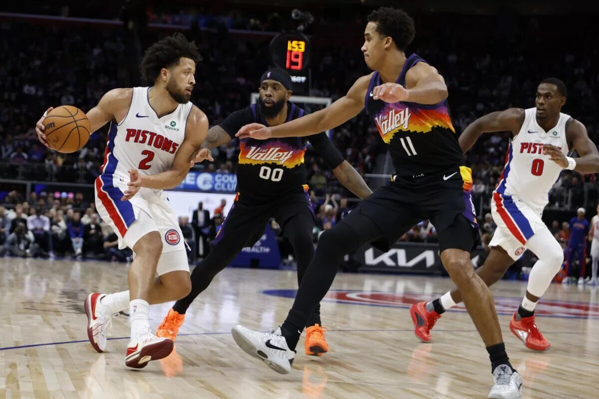 Despite Cade Cunningham’s struggles, the Detroit Pistons topped the Phoenix Suns 108–105, silencing the narrative that they can’t win without him