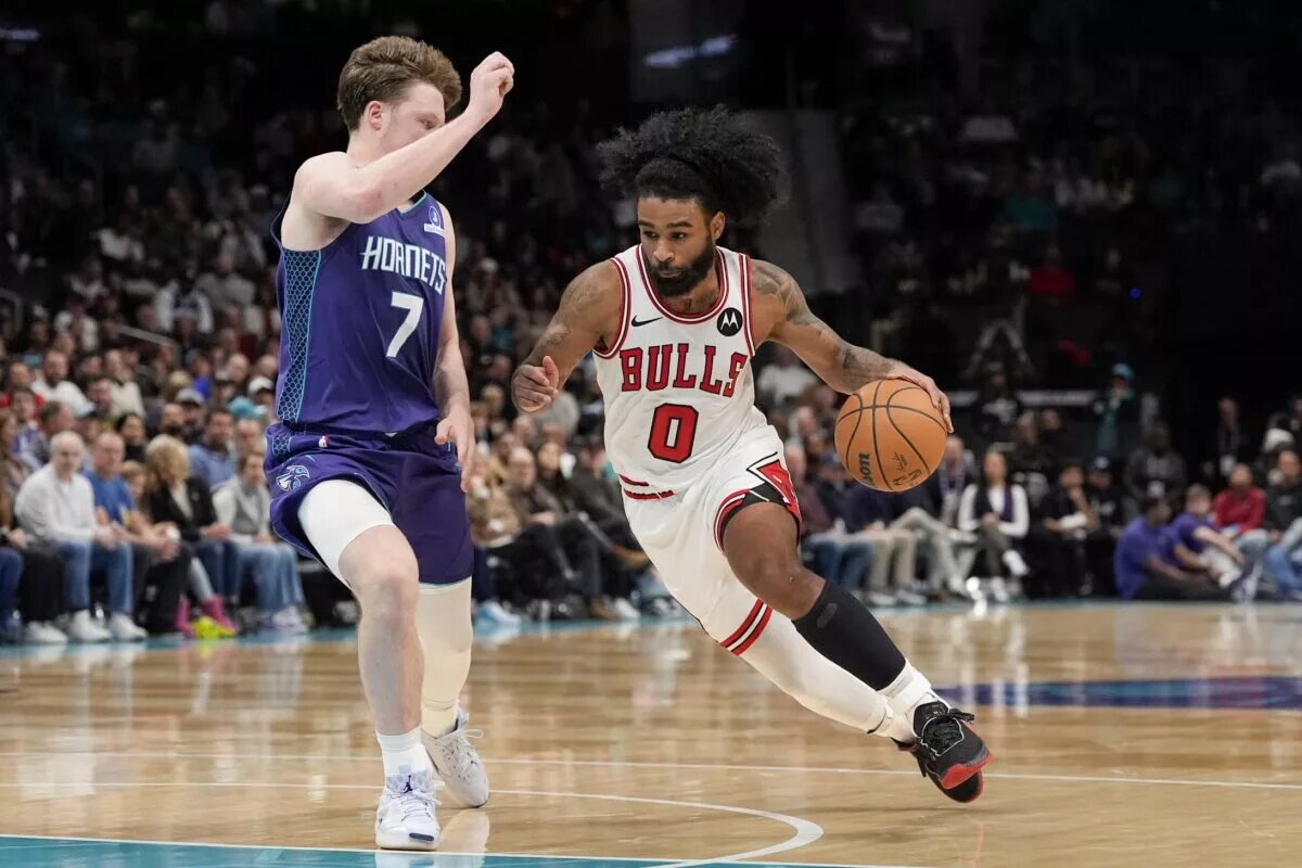 The Hornets trade for Coby White from the Bulls for Collin Sexton