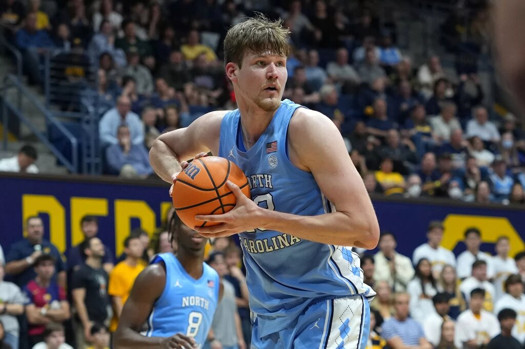 North Carolina Tar Heels center Henri Veesaar (13) during the second half against the California Golden Bears at Haas Pavilion.